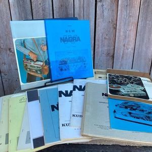 1960s Vintage Nagra Sennheiser Recorder Schematics Operating Instructions and Ma